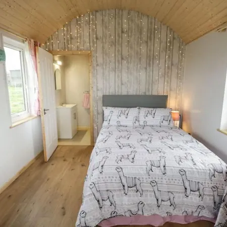 The Beautiful Lazy Llama Shepherd Hut Farm Holiday home *
