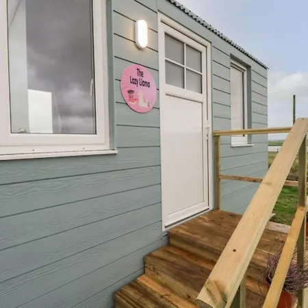 Apartamento The Lazy Llama Shepherd Hut Campview Farm *