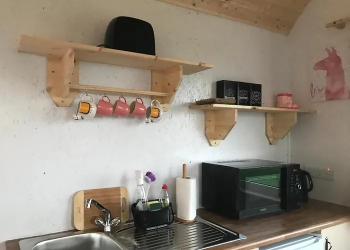 Apartmán The Lazy Llama Shepherd Hut Campview Farm Ballyshannon